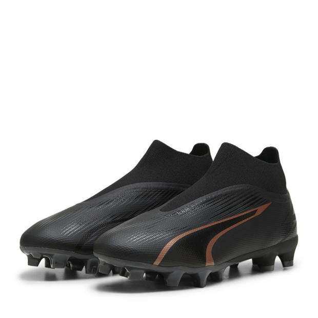 Ghete de fotbal Puma Ultra Match Laceless Firm Ground negru roz