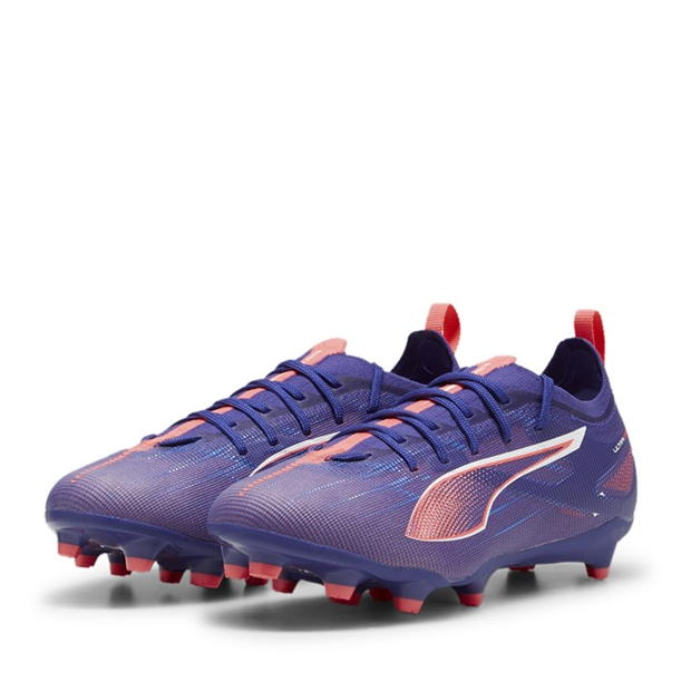 Ghete de fotbal Puma Ultra Pro Firm Ground pentru copii albastru l alb