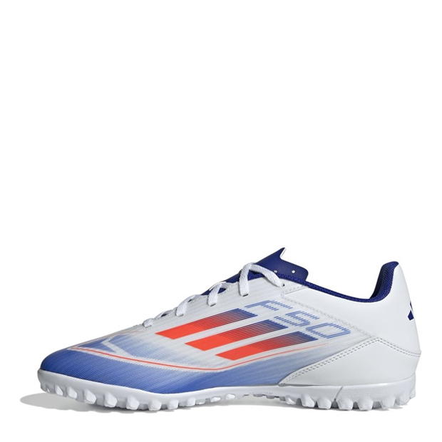 Ghete fotbal gazon sintetic adidas F50 Club alb rosu albastru