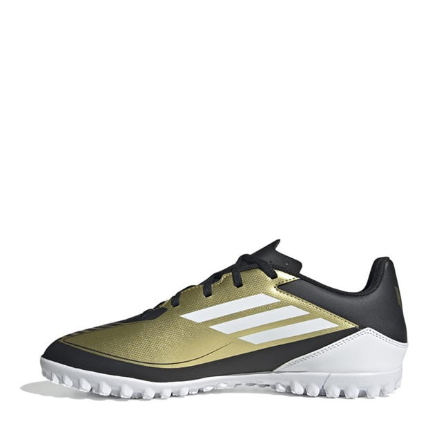 Ghete fotbal gazon sintetic adidas F50 Club auriu negru