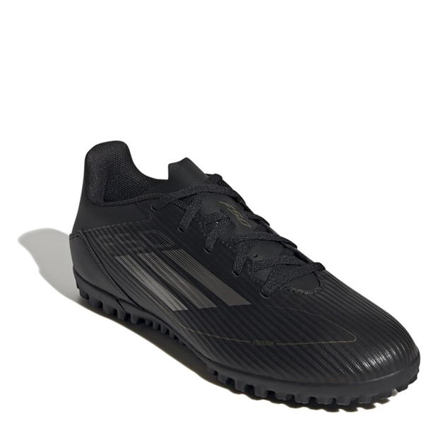 Ghete fotbal gazon sintetic adidas F50 Club negru argintiu