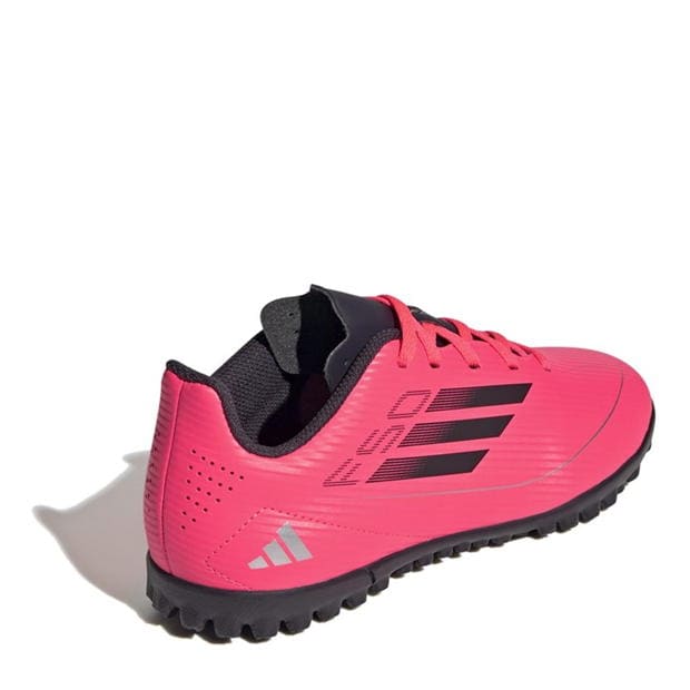 Ghete fotbal gazon sintetic adidas F50 Club pentru Copii roz negru