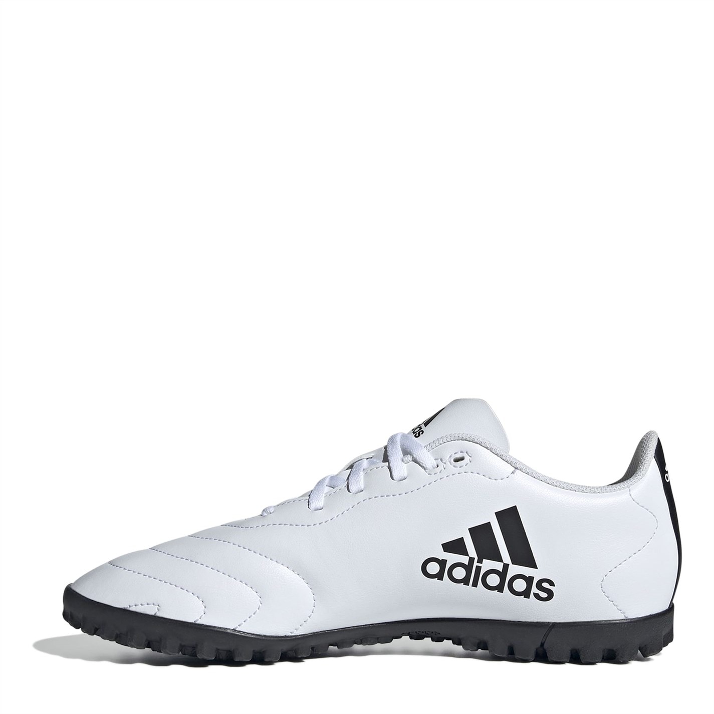 Ghete fotbal gazon sintetic adidas Goletto VIII alb negru