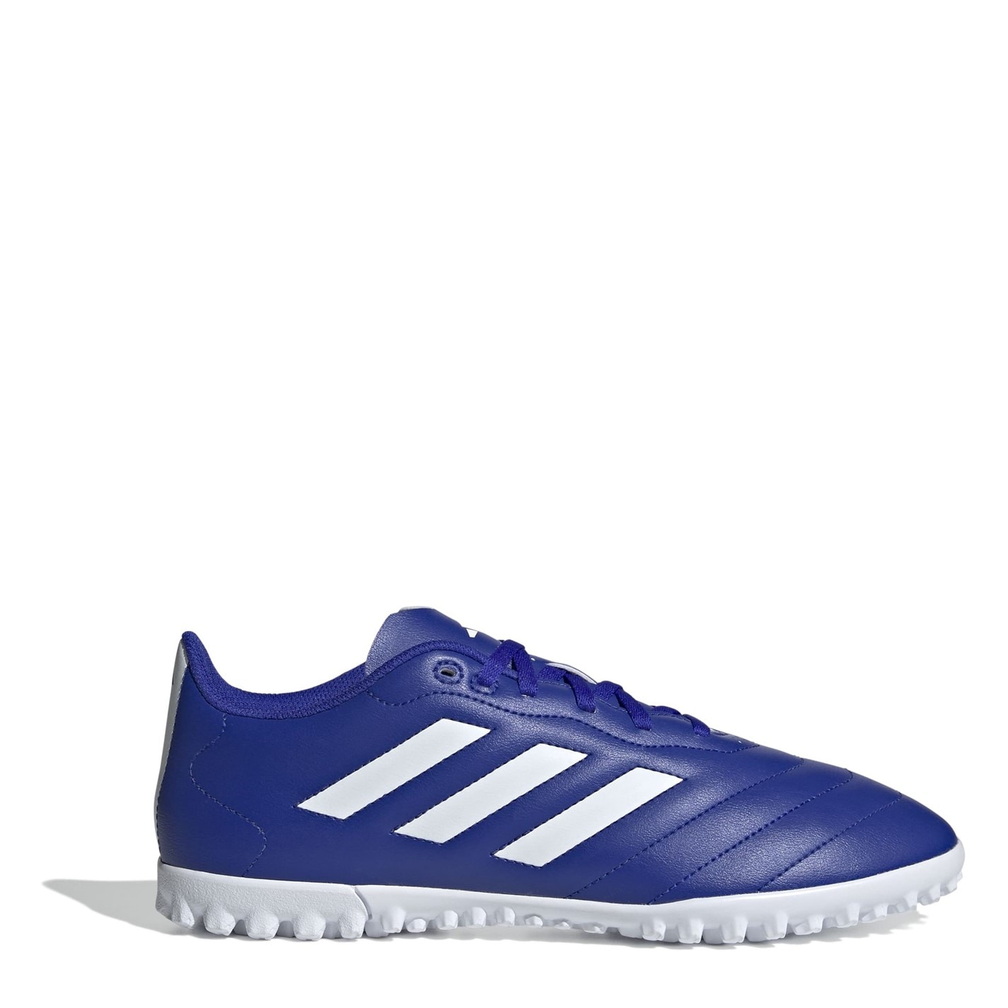 Ghete fotbal gazon sintetic adidas Goletto VIII albastru alb rosu