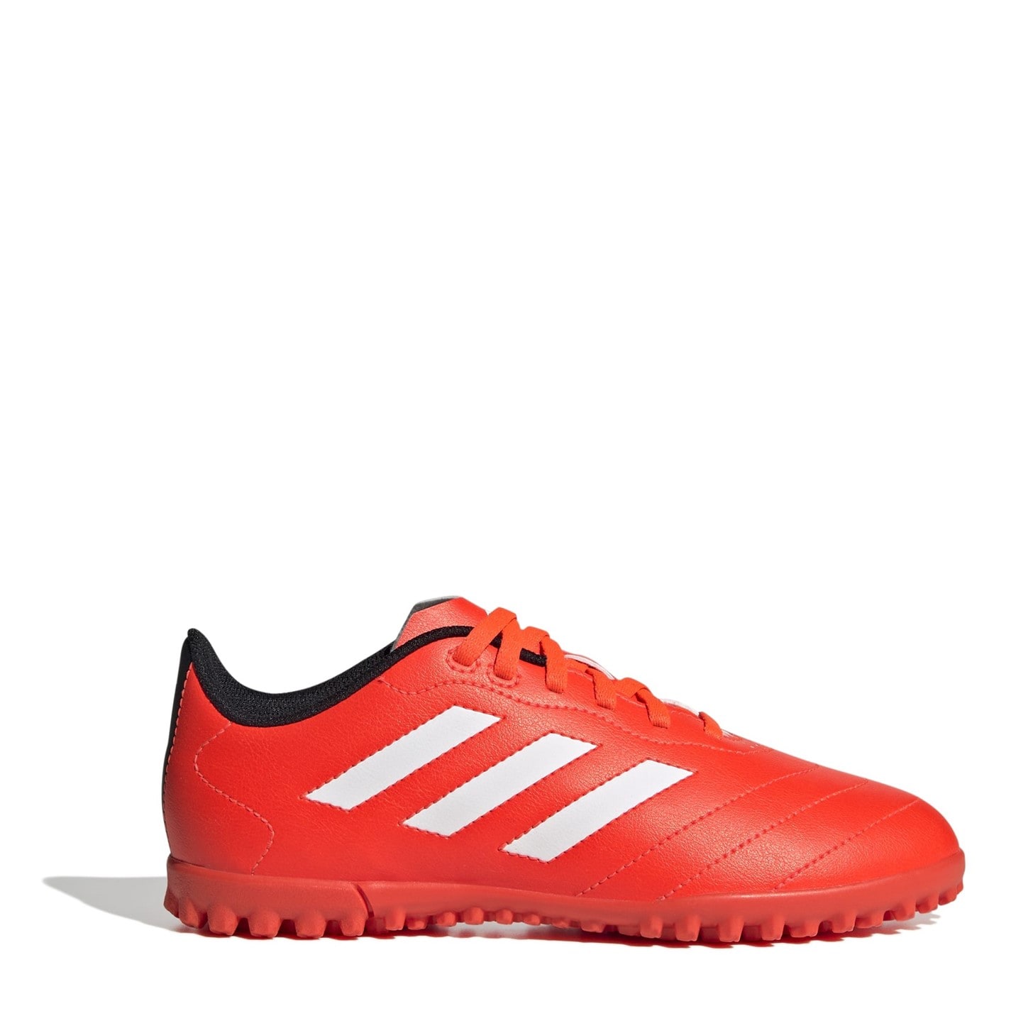 Ghete fotbal gazon sintetic adidas Goletto VIII pentru Copii rosu alb