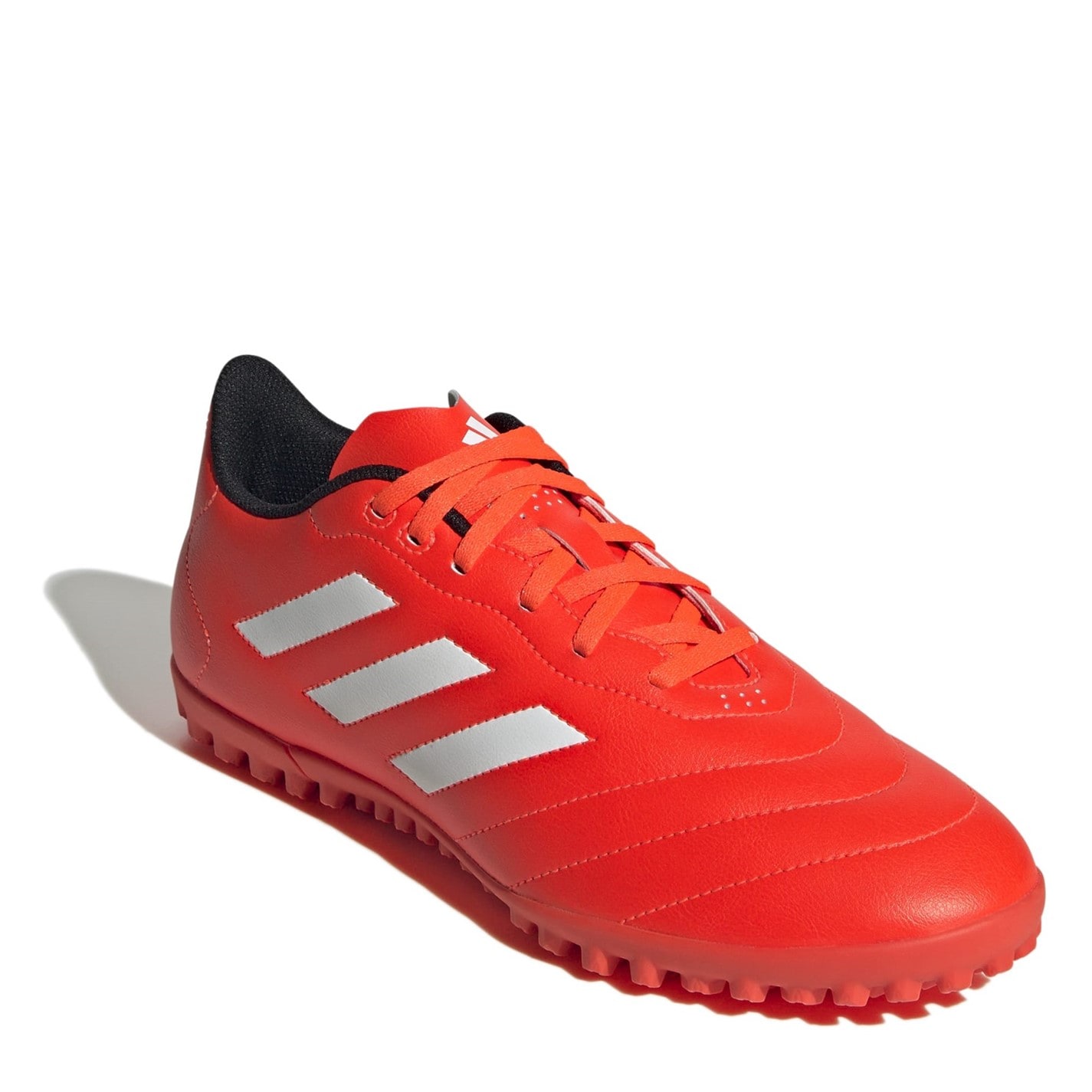 Ghete fotbal gazon sintetic adidas Goletto VIII rosu alb negru