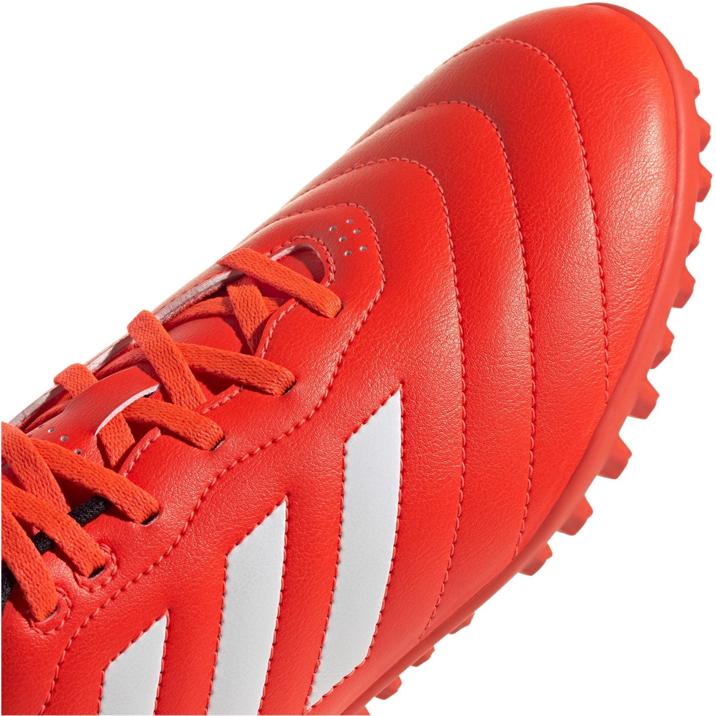 Ghete fotbal gazon sintetic adidas Goletto VIII rosu alb negru