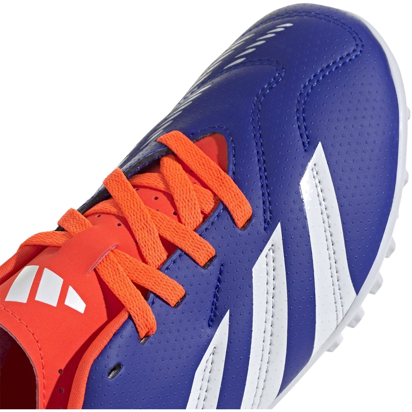 Ghete fotbal gazon sintetic adidas Predator 24 Club pentru Copii albastru alb rosu