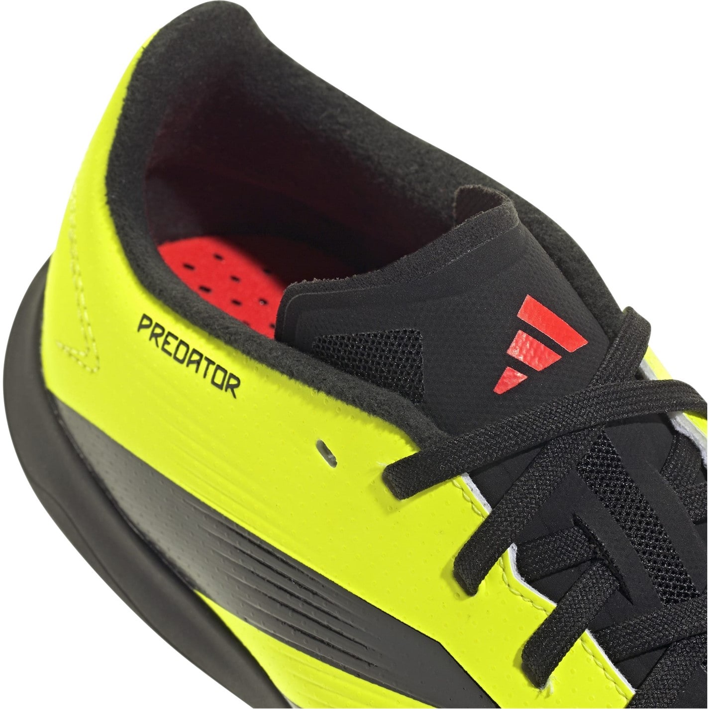 Ghete fotbal gazon sintetic adidas Predator 24 League pentru Copii galben negru rosu