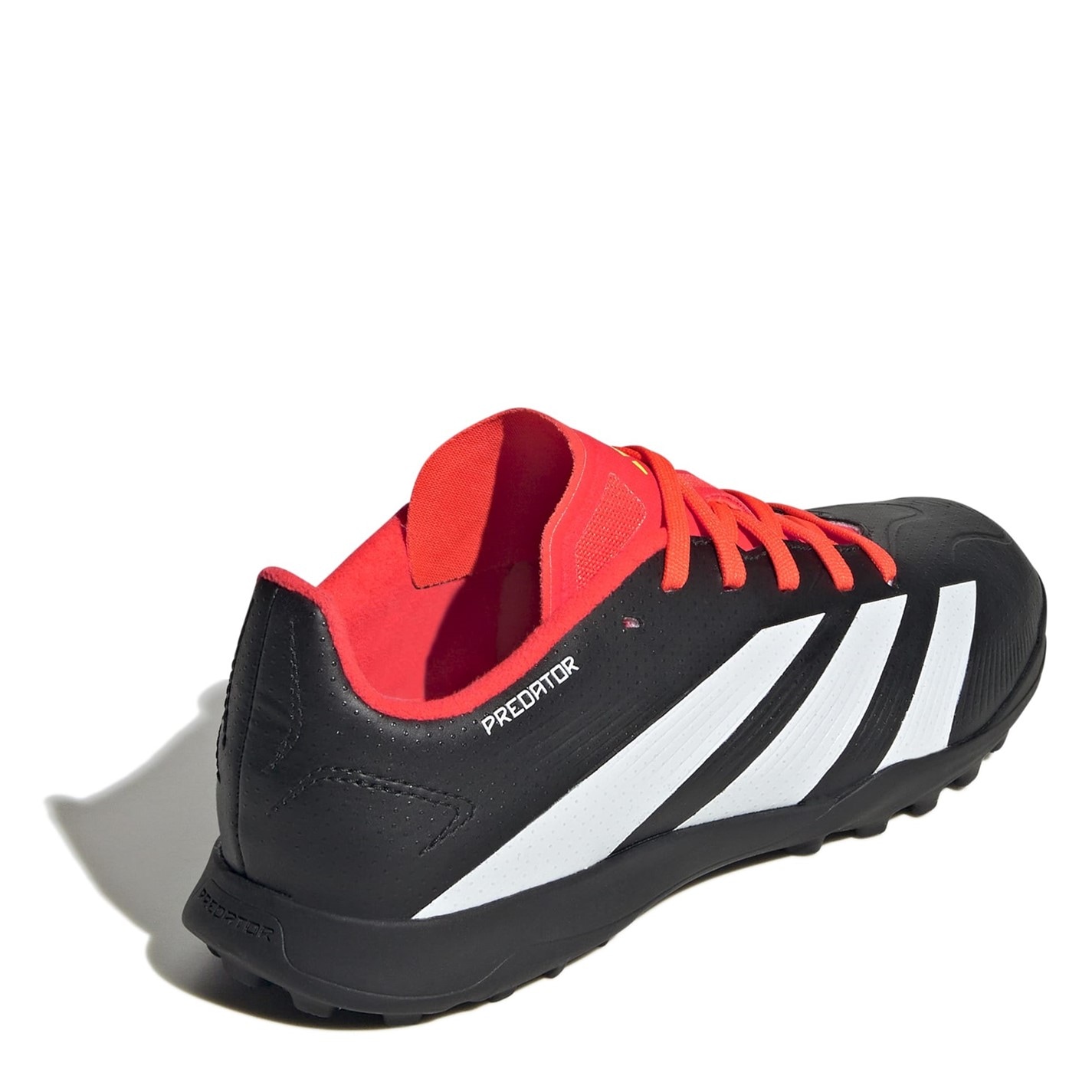 Ghete fotbal gazon sintetic adidas Predator 24 League pentru Copii negru alb rosu