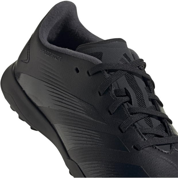 Ghete fotbal gazon sintetic adidas Predator 24 League pentru Copii negru gri