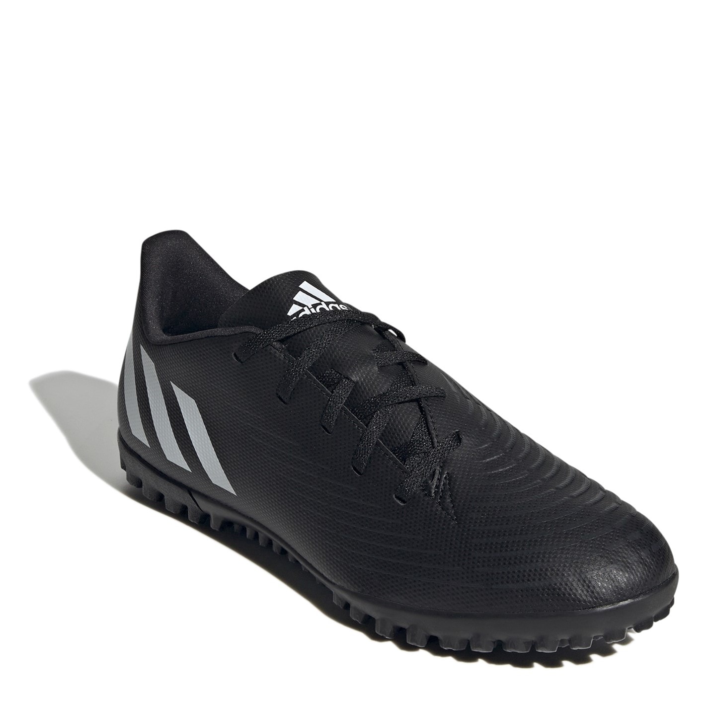 Ghete fotbal gazon sintetic adidas Predator Edge.4 negru alb