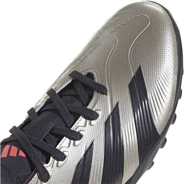 Ghete fotbal gazon sintetic adidas Predator League argintiu negru