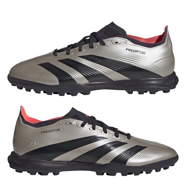 Ghete fotbal gazon sintetic adidas Predator League argintiu negru