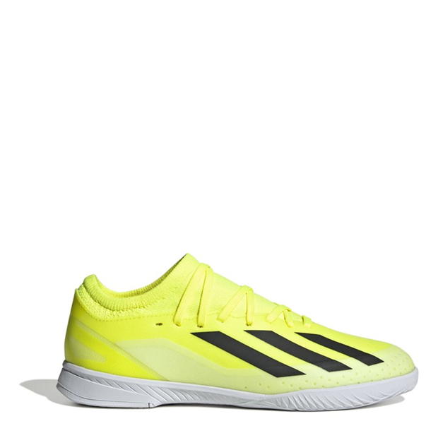 Ghete fotbal gazon sintetic adidas X Crazyfast League In J pentru baieti verde