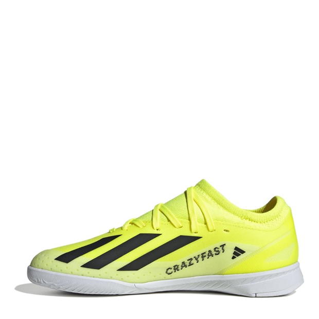 Ghete fotbal gazon sintetic adidas X Crazyfast League In J pentru baieti verde