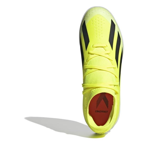 Ghete fotbal gazon sintetic adidas X Crazyfast League In J pentru baieti verde