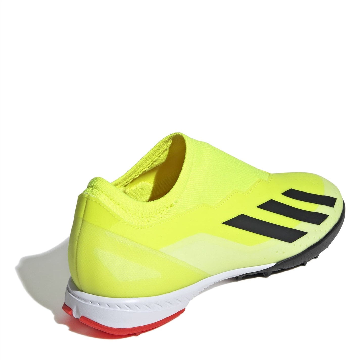 Ghete fotbal gazon sintetic adidas X Crazyfast League Laceless galben negru alb