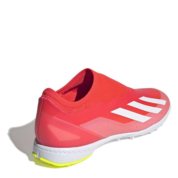 Ghete fotbal gazon sintetic adidas X Crazyfast League Laceless solar rosu ftwr