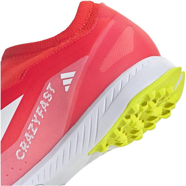 Ghete fotbal gazon sintetic adidas X Crazyfast League Laceless solar rosu ftwr