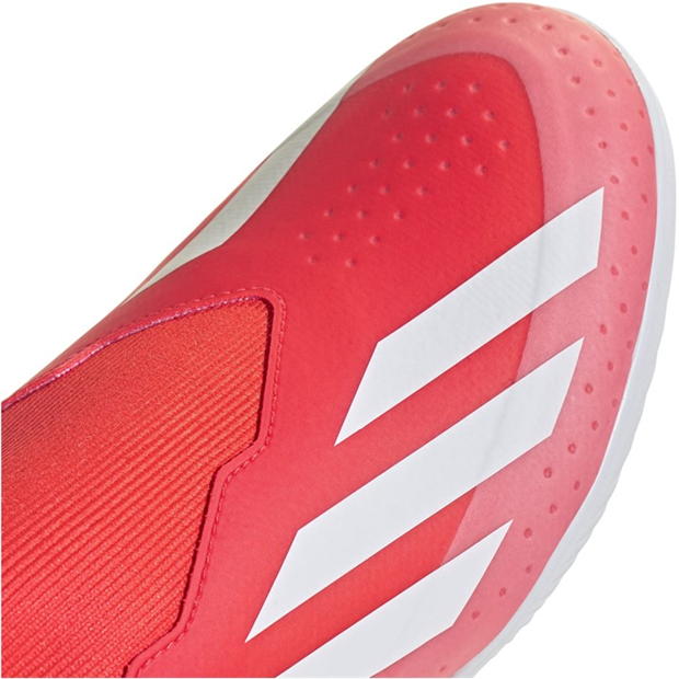 Ghete fotbal gazon sintetic adidas X Crazyfast League Laceless solar rosu ftwr