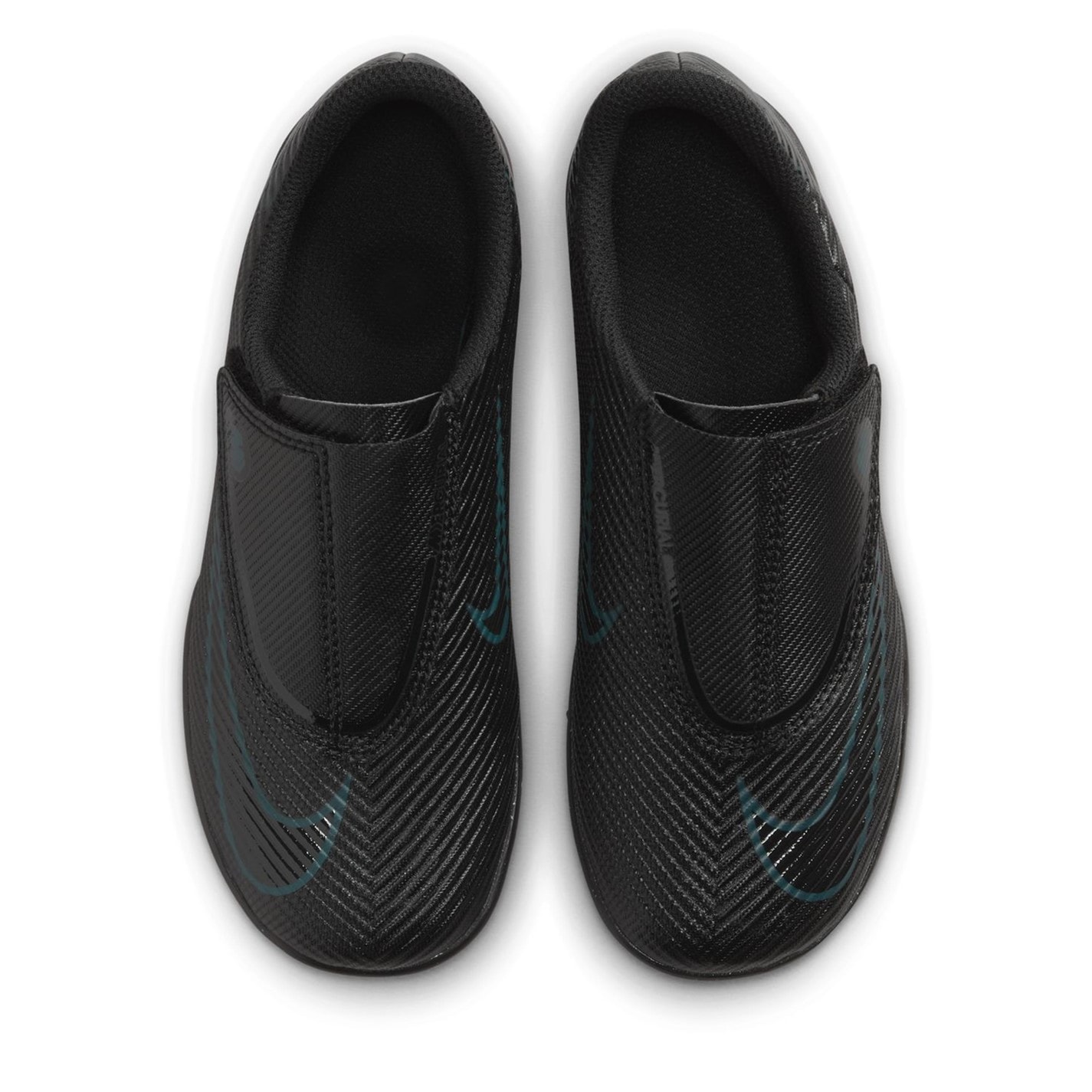 Ghete fotbal gazon sintetic Nike Mercurial Vapour 16 Club pentru Copii negru verde