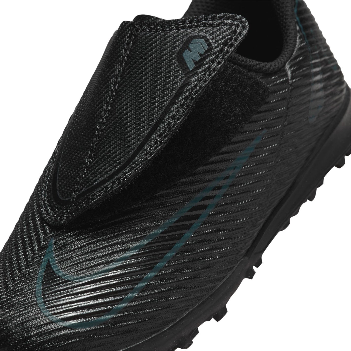 Ghete fotbal gazon sintetic Nike Mercurial Vapour 16 Club pentru Copii negru verde