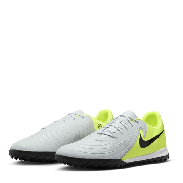 Ghete fotbal gazon sintetic Nike Phantom GX II Academy argintiu galben