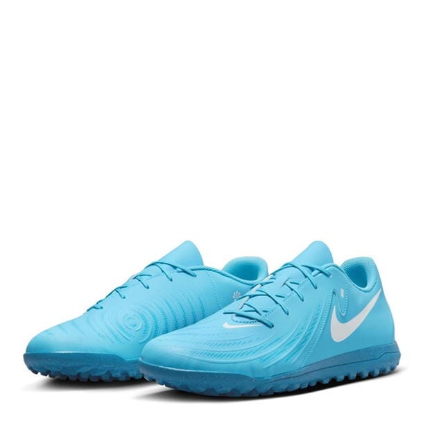 Ghete fotbal gazon sintetic Nike Phantom GX II Club albastru baltic