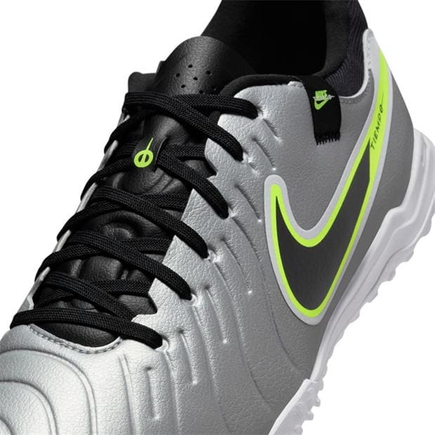 Ghete fotbal gazon sintetic Nike Tiempo Legend 10 Academy argintiu galben