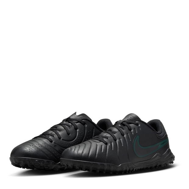 Ghete fotbal gazon sintetic Nike Tiempo Legend 10 Academy pentru copii negru verde