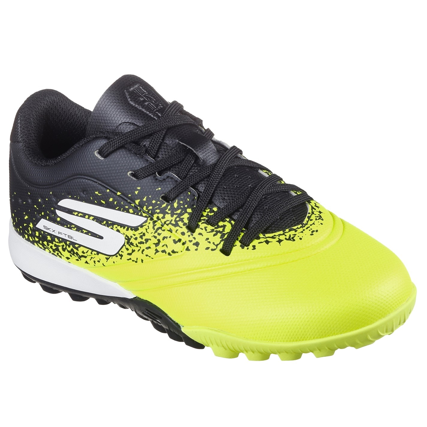 Ghete fotbal gazon sintetic Skechers Razor pentru copii galben negru