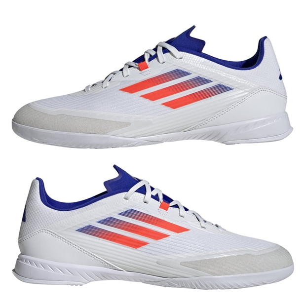 Ghete fotbal sala adidas F50 League Indoor fotbal alb rosu albastru