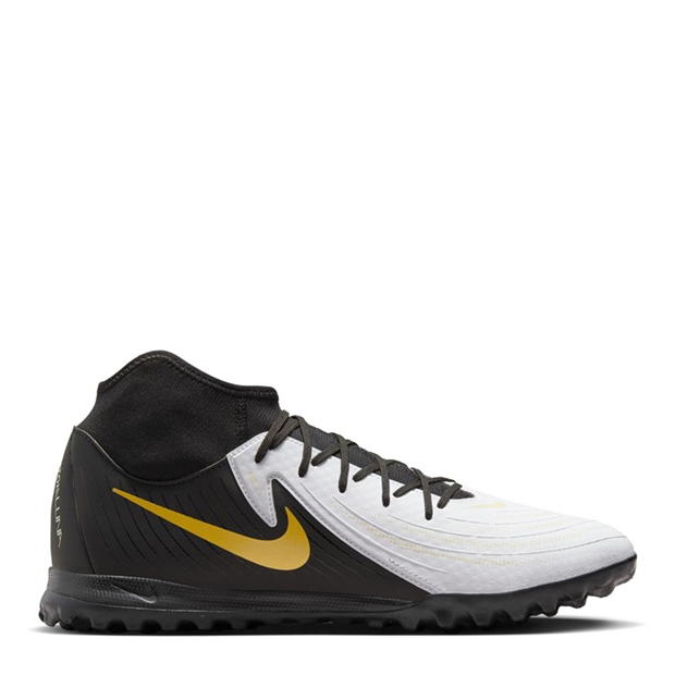 Ghete gazon sintetic fotbal Nike Pantom Luna II Academy alb negru auriu