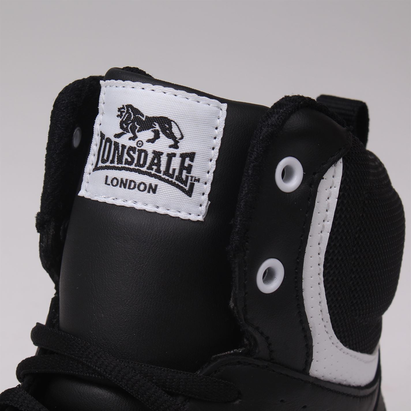 Ghete Lonsdale Boxing negru alb