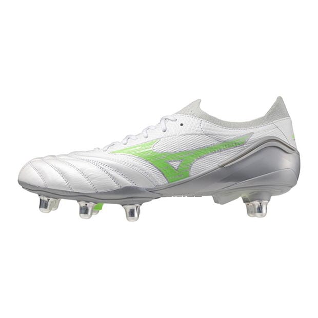 Ghete Mizuno Neo 4 Elite SI Rugby alb n verde c gri