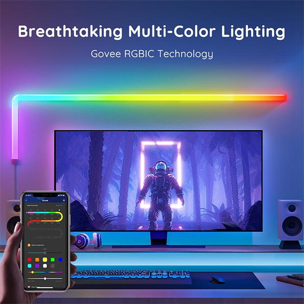 GOVEE Glide RGBIC Wall Light (6+1)