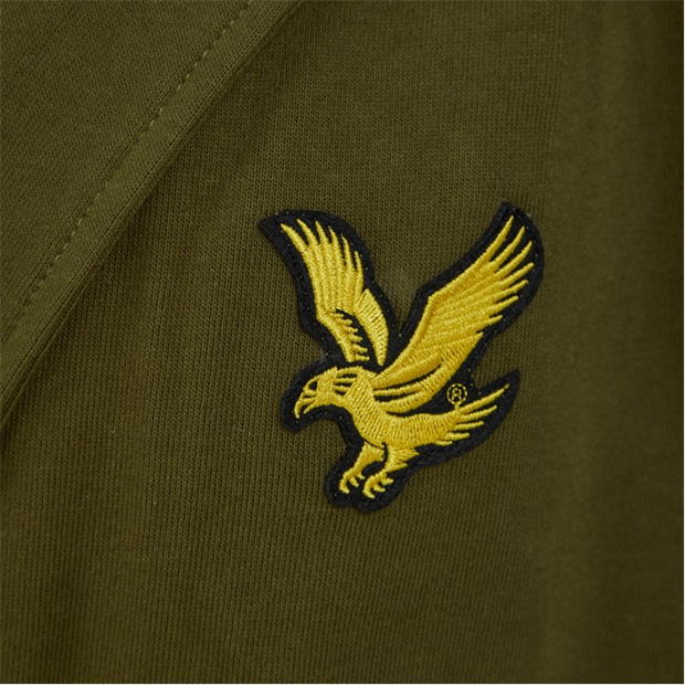 Halat de baie Lyle and Scott cu gluga pentru barbati inchis oliv