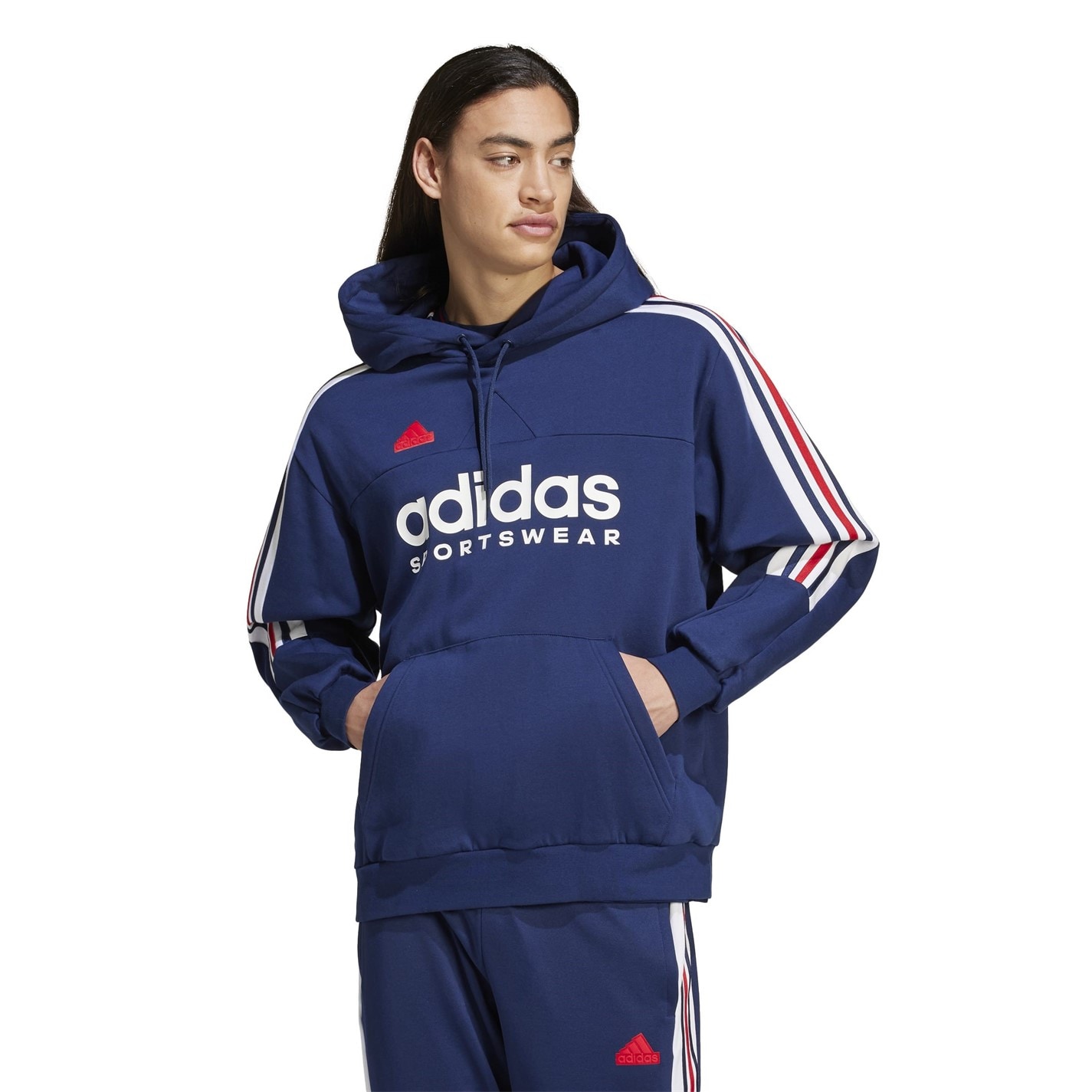 Hanorac adidas House of Tiro Nations . pentru adulti bleumarin