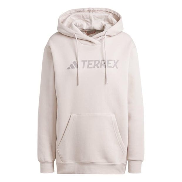 Hanorac adidas Terrex Multi cu imprimeu mare pentru femei bej mov