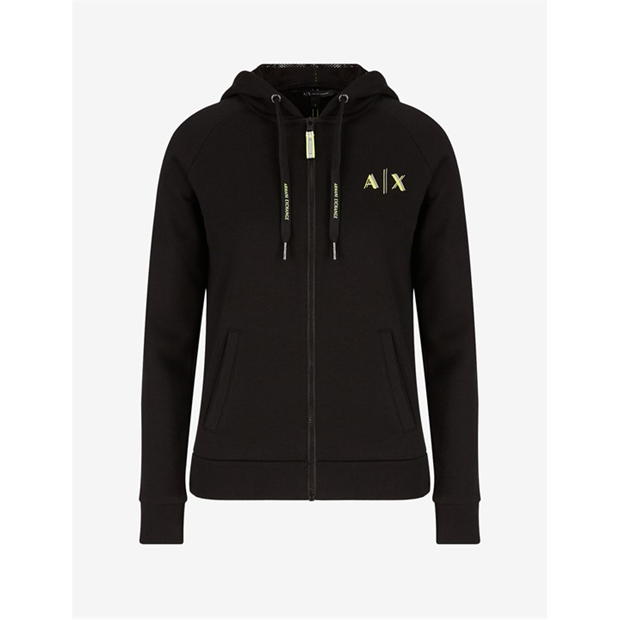 Hanorac Armani Exchange AX front logo femei negru