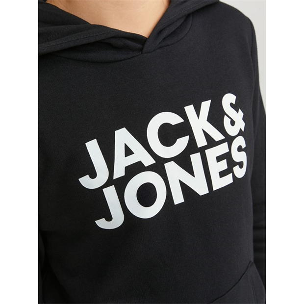 Hanorac cu fermoar Jack and Jones Bradley pentru copii negru