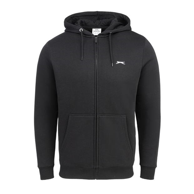 Hanorac cu fermoar Slazenger Sherpa negru