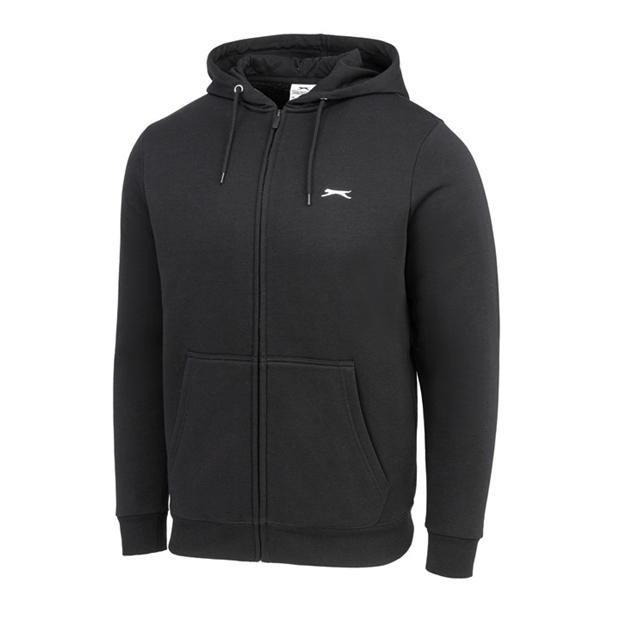 Hanorac cu fermoar Slazenger Sherpa negru