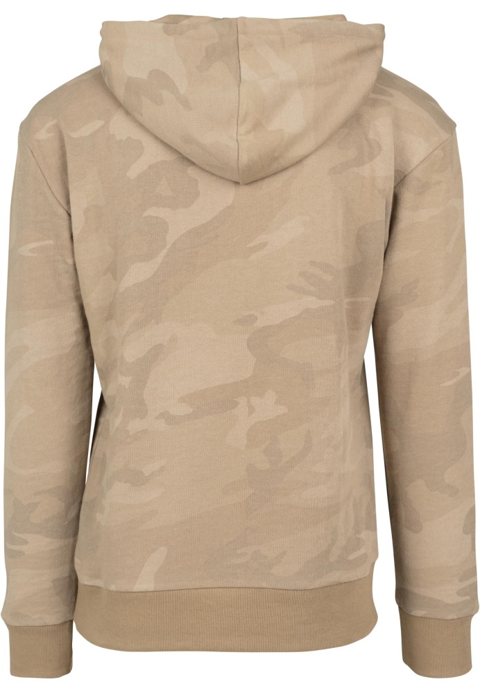 Hanorac cu guler inalt Camo bej camuflaj Urban Classics