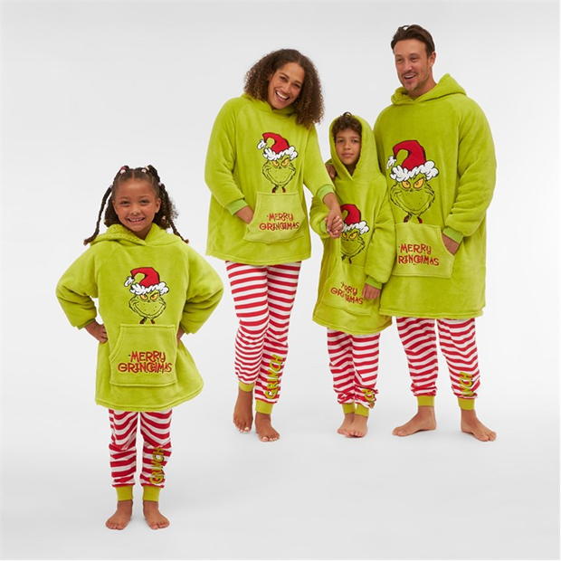 Hanorac Family Grinch Snuggle pentru copii cu personaje