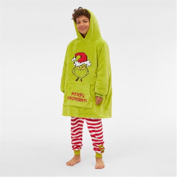 Hanorac Family Grinch Snuggle pentru copii cu personaje