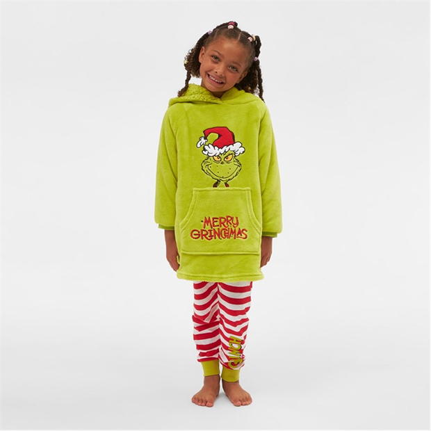 Hanorac Family Grinch Snuggle pentru copii cu personaje