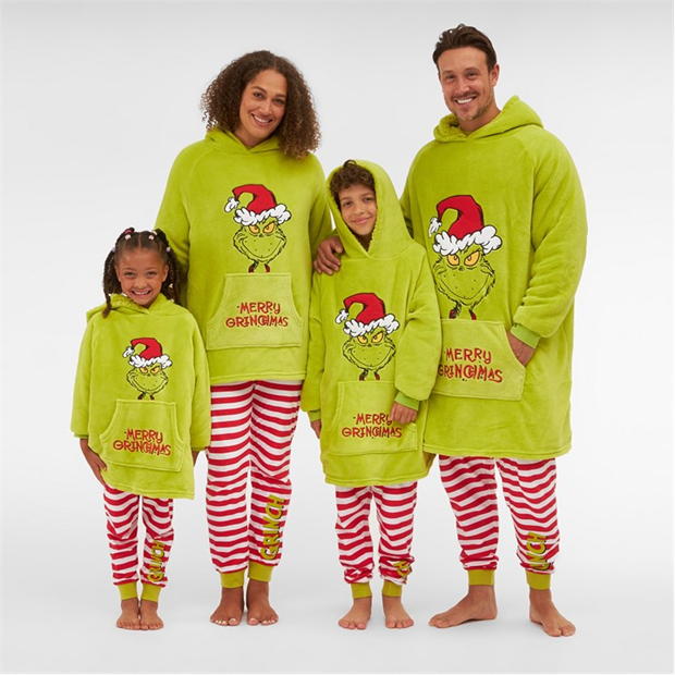 Hanorac Family Grinch Snuggle pentru copii cu personaje