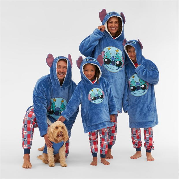 Hanorac Family Lilo & Stitch Snuggle pentru adulti cu personaje lilo+ +stitch